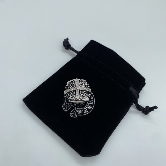 NWT Chrome Hearts Cross Sterling Silver 925 Ring - Picture 1 of 5